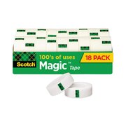 Scotch Magic Tape, Clear, PK18 MMM-810K18CP